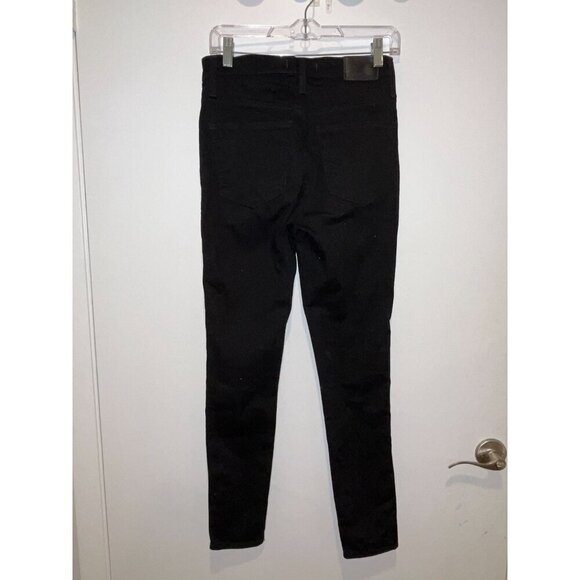Madewell Womens Black10" high Rise Skinny Jeans Womens size 27 - Picture 4 of 11